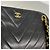 Borsa a tracolla Chanel in pelle d'agnello nera Nero - vista 8