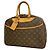 Borsa Louis Vuitton Monogram Deauville Marrone