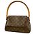 Louis Vuitton Monogram Mini Looping Schultertasche Braun