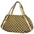 Borsa Tote Gucci GG Canvas Abby Marrone Beige