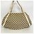 Borsa Tote Gucci GG Canvas Abby Marrone Beige - vista 9