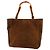 Borsa Tote Chanel in camoscio marrone