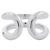 Ring Hermès Anillo Hermes Lima PM Silver Plata