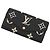Monedero Louis Vuitton Monogram Empreinte Negro Beige