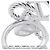 Ring Hermès Anillo Hermes Chaine d'Ancre A2 Multi-Link Plata - vista 6