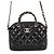 Borsa a tracolla Chanel Matelassé con catena Nero D'oro