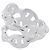 Hermès Hermes Double Row Silver Ring Silber - Ansicht 2