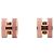 Hermès Pendientes Hermes Mini Pop H Rosa
