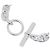 Hermès Pulsera Hermes Chaine d'Ancre PM Charm Plata - vista 4