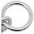 Hermès Pulsera Hermes Chaine d'Ancre PM Charm Plata - vista 8