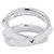 Ring Hermès Anillo Hermes Clou de H Double Round Silver Plata - vista 3