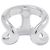 Ring Hermès Anillo Hermes Osmose GM Silver Plata - vista 3