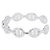 Hermès Bracciale con Charms Hermes Chaine d'Ancre Enchainée Argento - vista 2