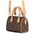Borsa Louis Vuitton Monogram Nano Speedy Marrone - vista 2
