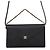 Borsa a tracolla Chanel in pelle nera Nero