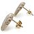 Autre Marque Pendientes de botón Tiffany Shell Motif Plata Dorado - vista 3