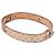 Brazalete Rígido Monogram Louis Vuitton Dorado - vista 2