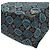 Borsa Tote Prada Triangle Tessuto Stampato Marrone Blu Blu navy - vista 4