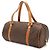Céline Borsa CELINE Macadam in tela rivestita Marrone chiaro Marrone scuro - vista 3