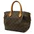 Louis Vuitton Monogram Turenne PM Handtasche Braun Weiß Monogramm - Ansicht 3
