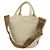 Bolso Tote PRADA Canapa Blanco Crudo Amarillo - vista 3