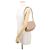 Borsa Mini Voltaire Yves Saint Laurent Paris Beige - vista 5