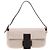 Borsa a mano Fendi Baguette in pelle con perline Marrone
