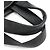 Bolso Tote Perforado Prada Negro - vista 5