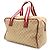 Borsa Boston Gucci GG Canvas Beige - vista 3