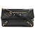 Balenciaga The Giant Envelope Clutch Bag Nero