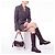 Fendi FF Jacquard Leder- und Stoffstiefel Schwarz - Ansicht 3