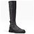 Fendi FF Jacquard Leder- und Stoffstiefel Schwarz - Ansicht 5