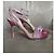 Sandali Christian Dior in pelle rosa con strass - vista 8