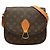 Louis Vuitton Monogram Saint Cloud GM Crossbody Shoulder Bag Braun