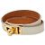 Hermès Bracciale Hermes Kelly Double Tour Bianco Crudo