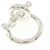 Ring Anillo Hermès Croisette Band Plata - vista 3