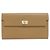 Hermès Hermes Kelly Pocket Long Electrum Geldbörse Braun Bronze