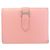 Hermès Portafoglio Hermes Bearn Compact Verso Rosa