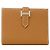 Hermès Cartera Hermes Bearn Compact Castaño