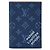 Funda de Pasaporte Louis Vuitton Monogram Heritage Azul marino