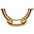 Hermès Hermes Legato Chaine d'Ancre Schalring Golden - Ansicht 4