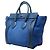 Céline Celine Luggage Mini Shopper Handbag Blue - view 2