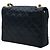 Borsa a tracolla e spalla con catena Chanel Matelassé Coco Mark Bijou Nero - vista 2