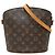 Louis Vuitton Monogram Druot Crossbody Shoulder Bag Braun