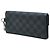Louis Vuitton Damier Graphite Portefeuille Accordion Long Wallet Nero - vista 2