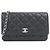 Catena per portafoglio Chanel AP4241 Nero Bordò