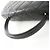 Borsa Chanel 12397 Nera in Pelle di Vitello Grena con Hardware Oro Nero - vista 6
