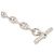Hermès Bracciale con Charm Hermes Chaine d'Ancre MM Silver Argento - vista 4
