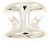 Ring Anel Hermès Osmo's Large Prata - vista 2