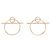Hermès Pendientes Hermes Echappet Dorado